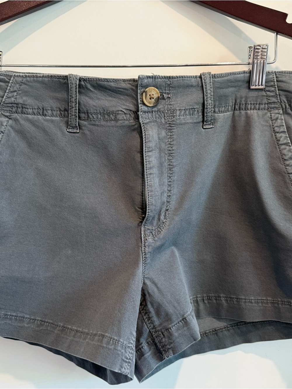 American Eagle Outfitters Gray Women's Chino Shorts